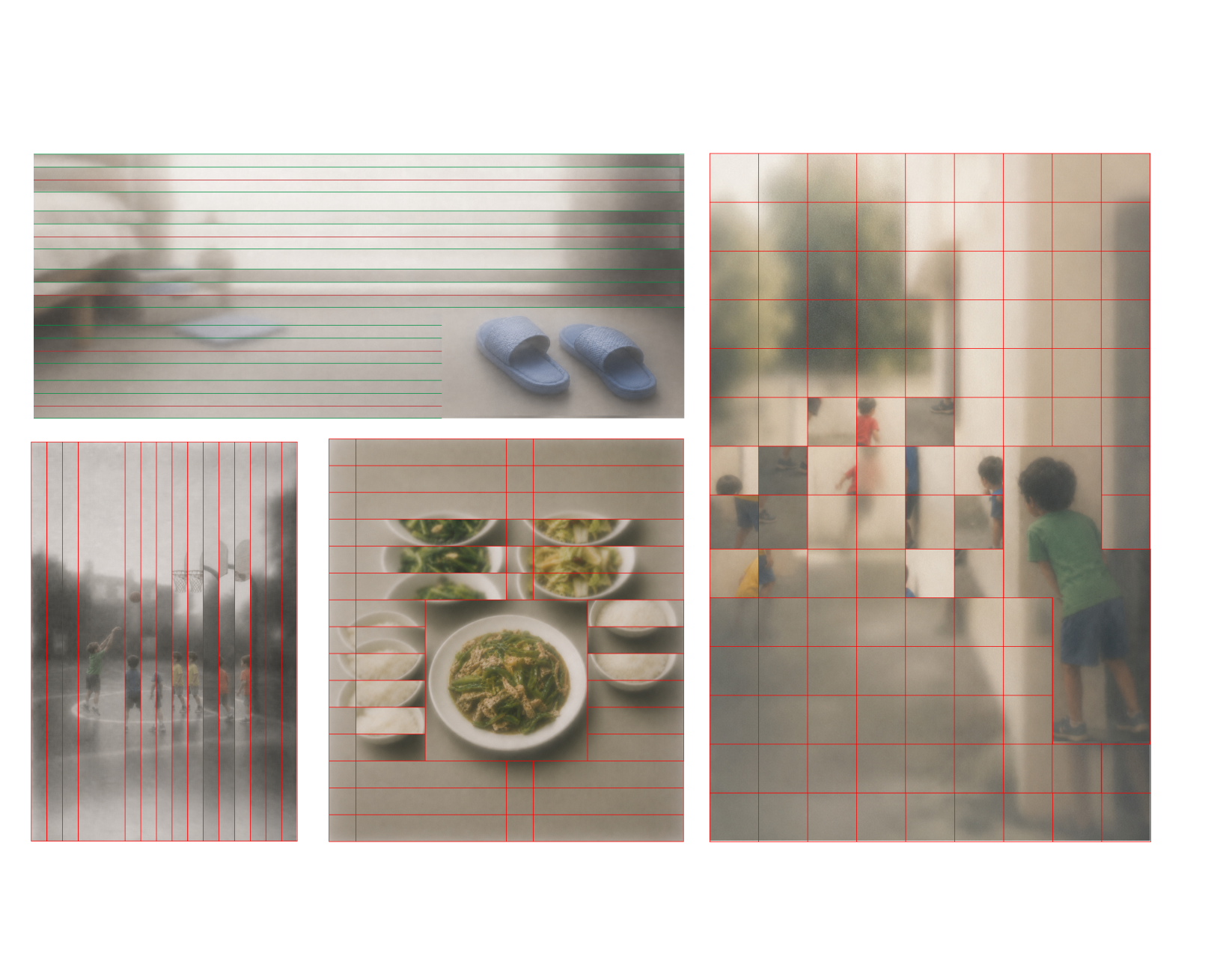 Breaking the grid — typography, picture-only and interaction experiments